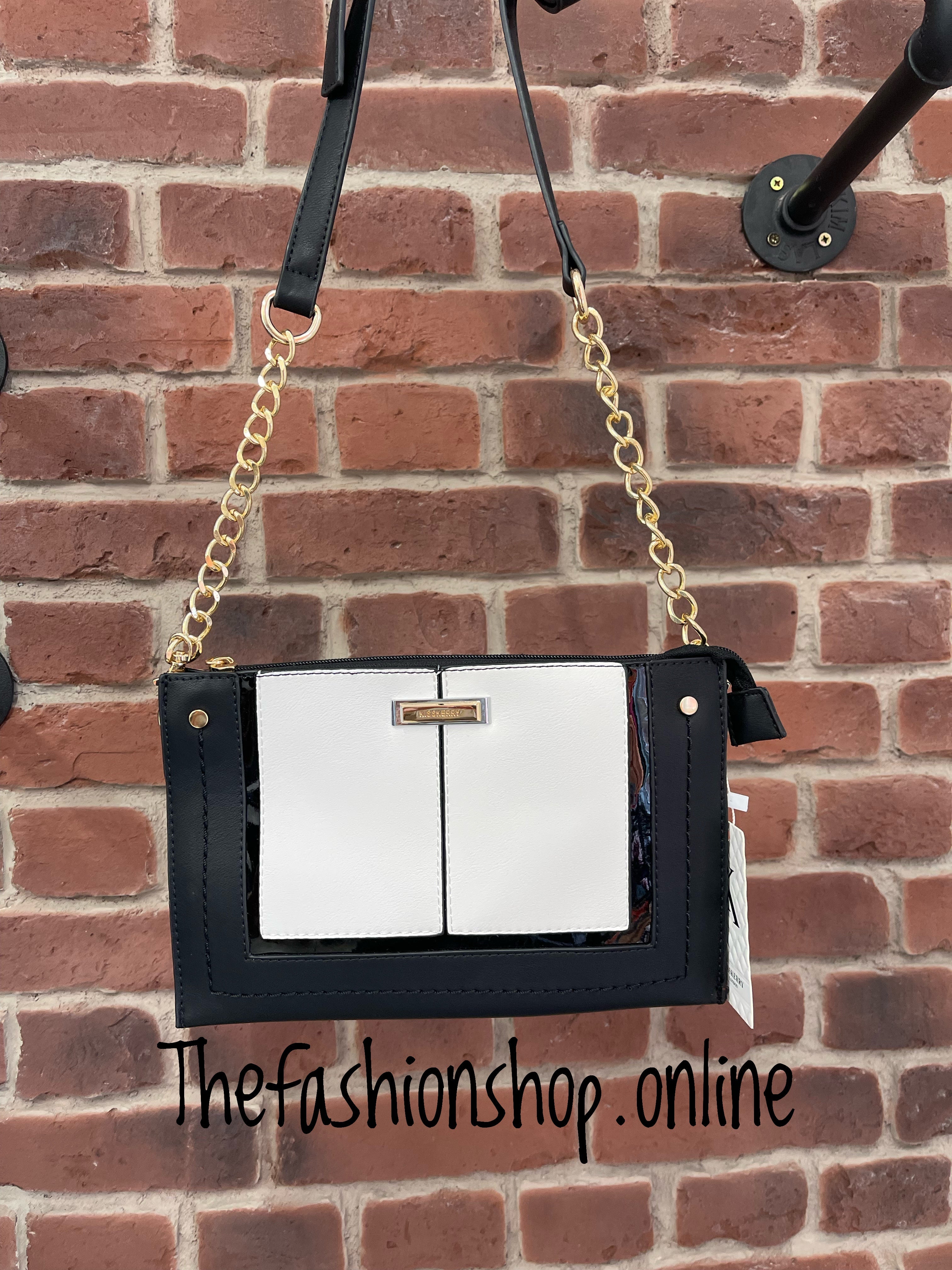 Black and white statement bag The Fashion Shop