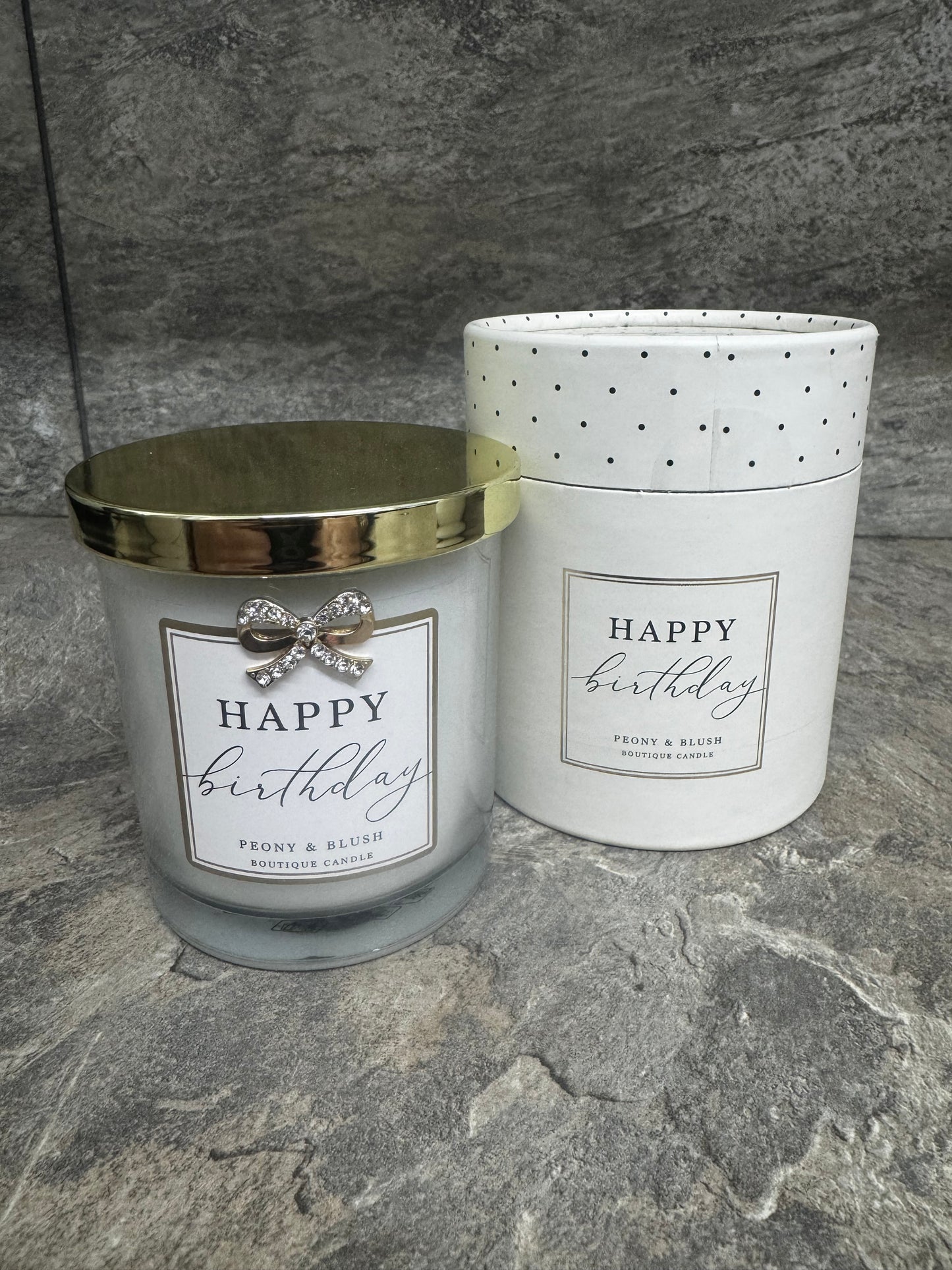 Madelaine By Hearts Designs Candle Happy Birthday