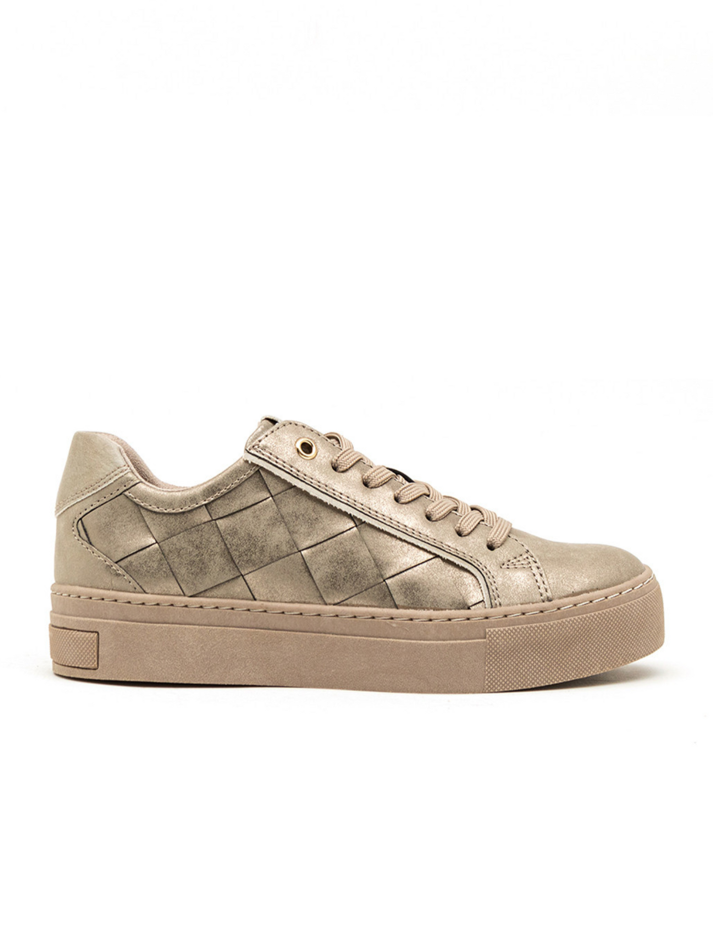 Marco Tozzi Taupe weave trainer sizes 4-9