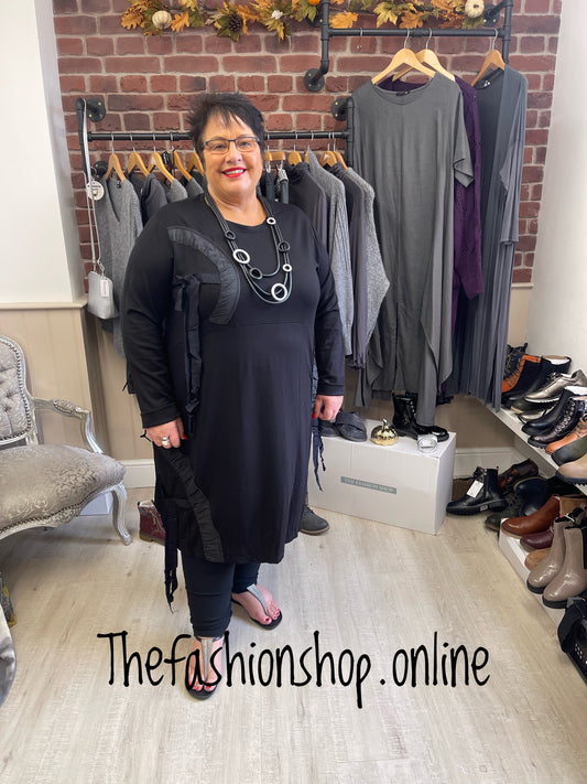 Black french chic dress sizes 18-22