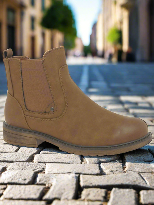 Lunar Roxie II tan ankle boots sizes 4-8