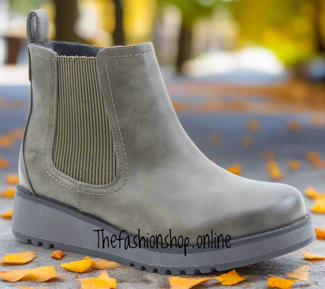 Heavenly Feet Khaki New Rolo 2 Chelsea Boot sizes 4-8 (EU37-42)