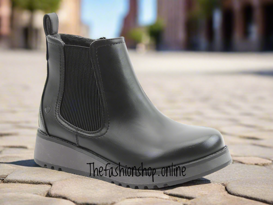 Heavenly Feet Black New Rolo 2 Chelsea Boot sizes 4-8