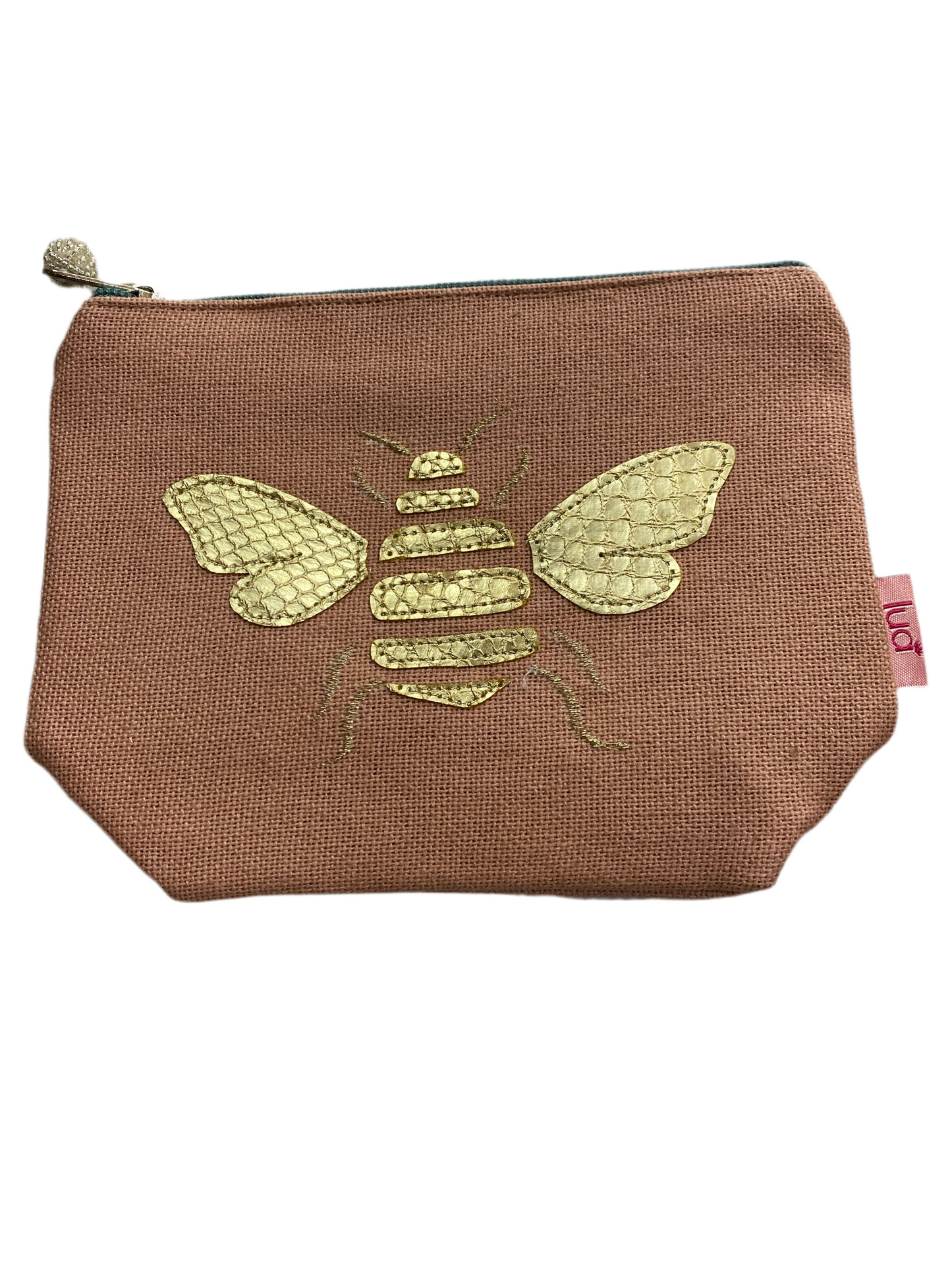 Lua Bee cosmetic purse pink