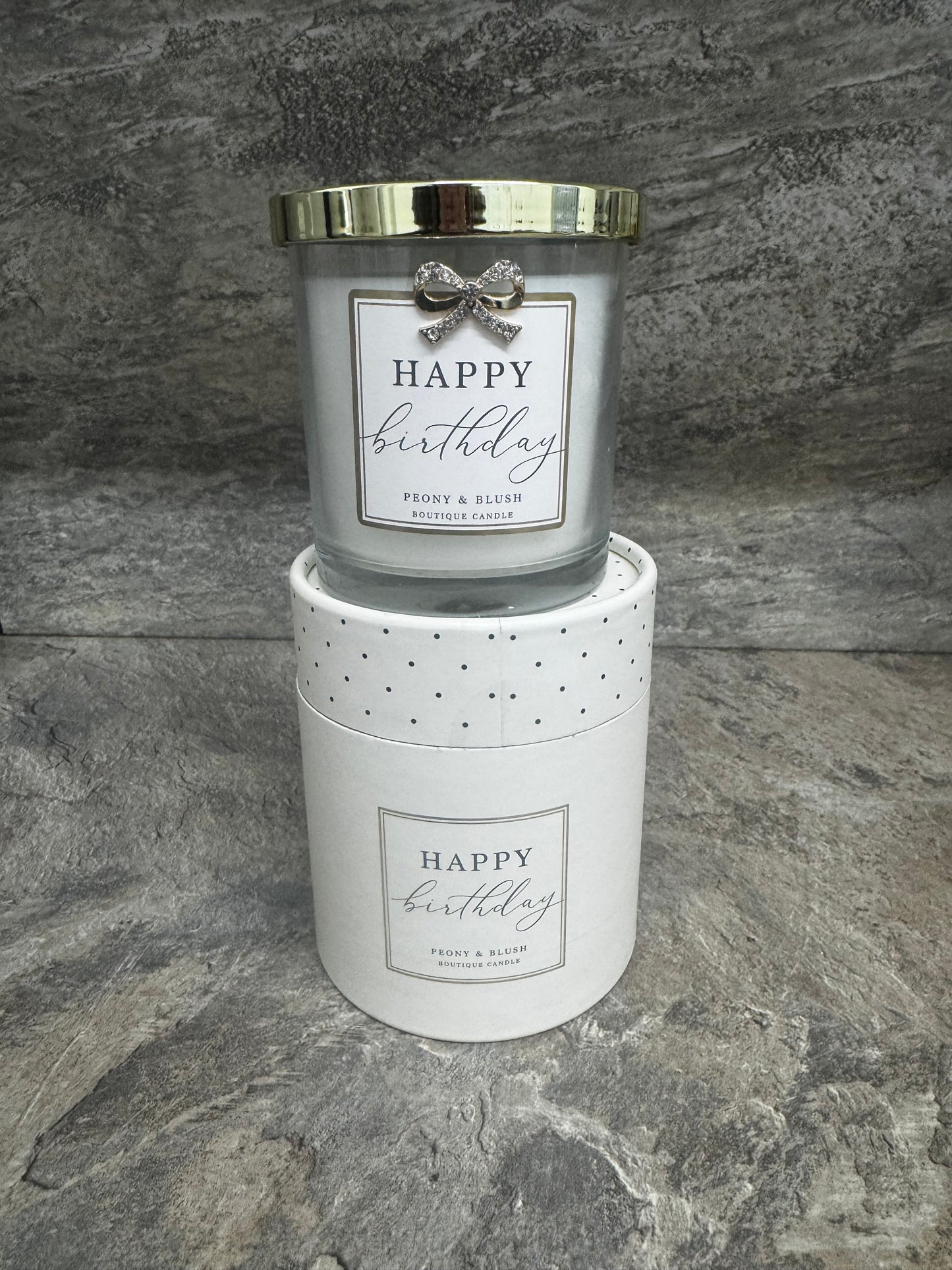 Madelaine By Hearts Designs Candle Happy Birthday