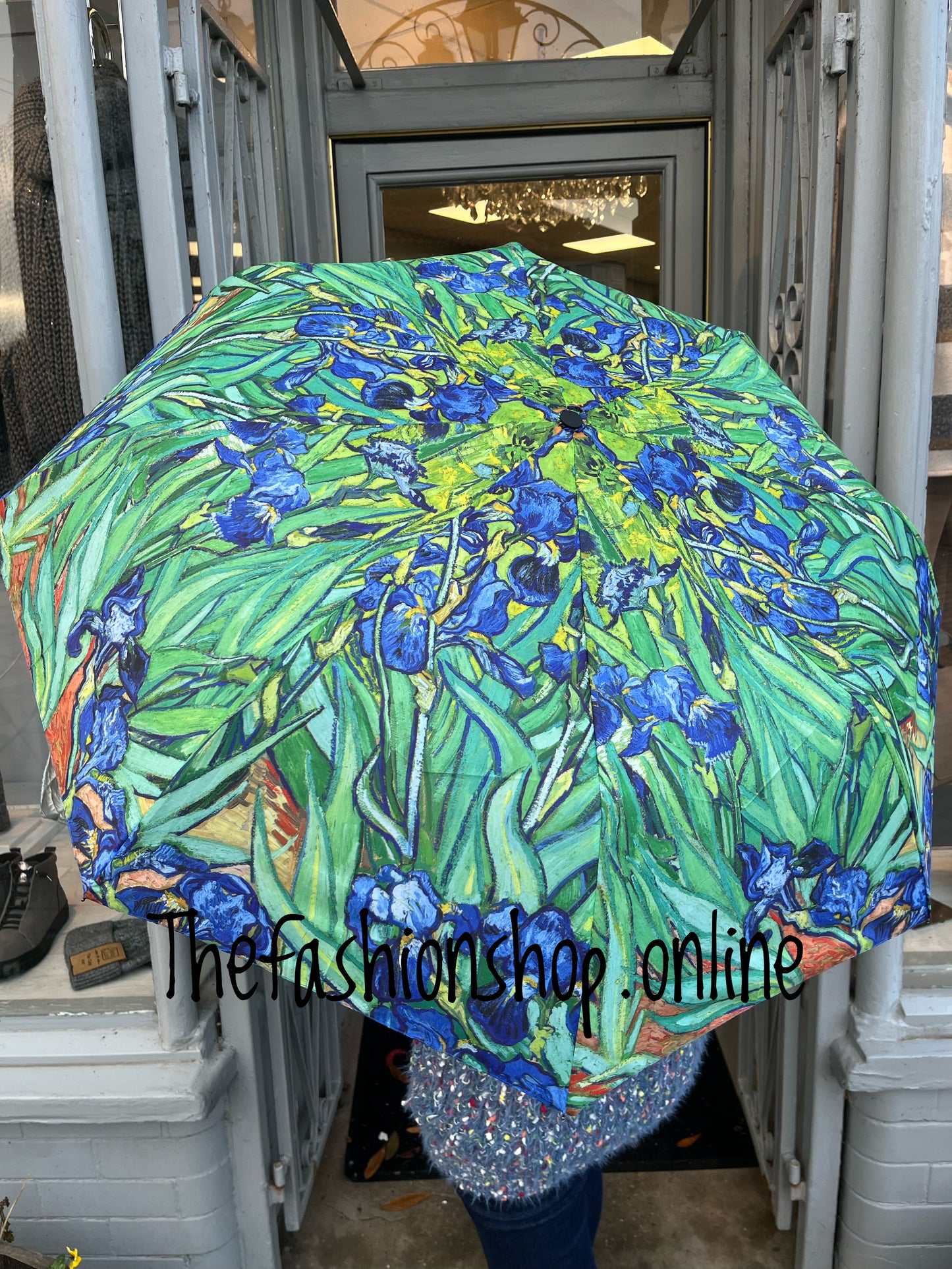 Van Gogh Irises short umbrella