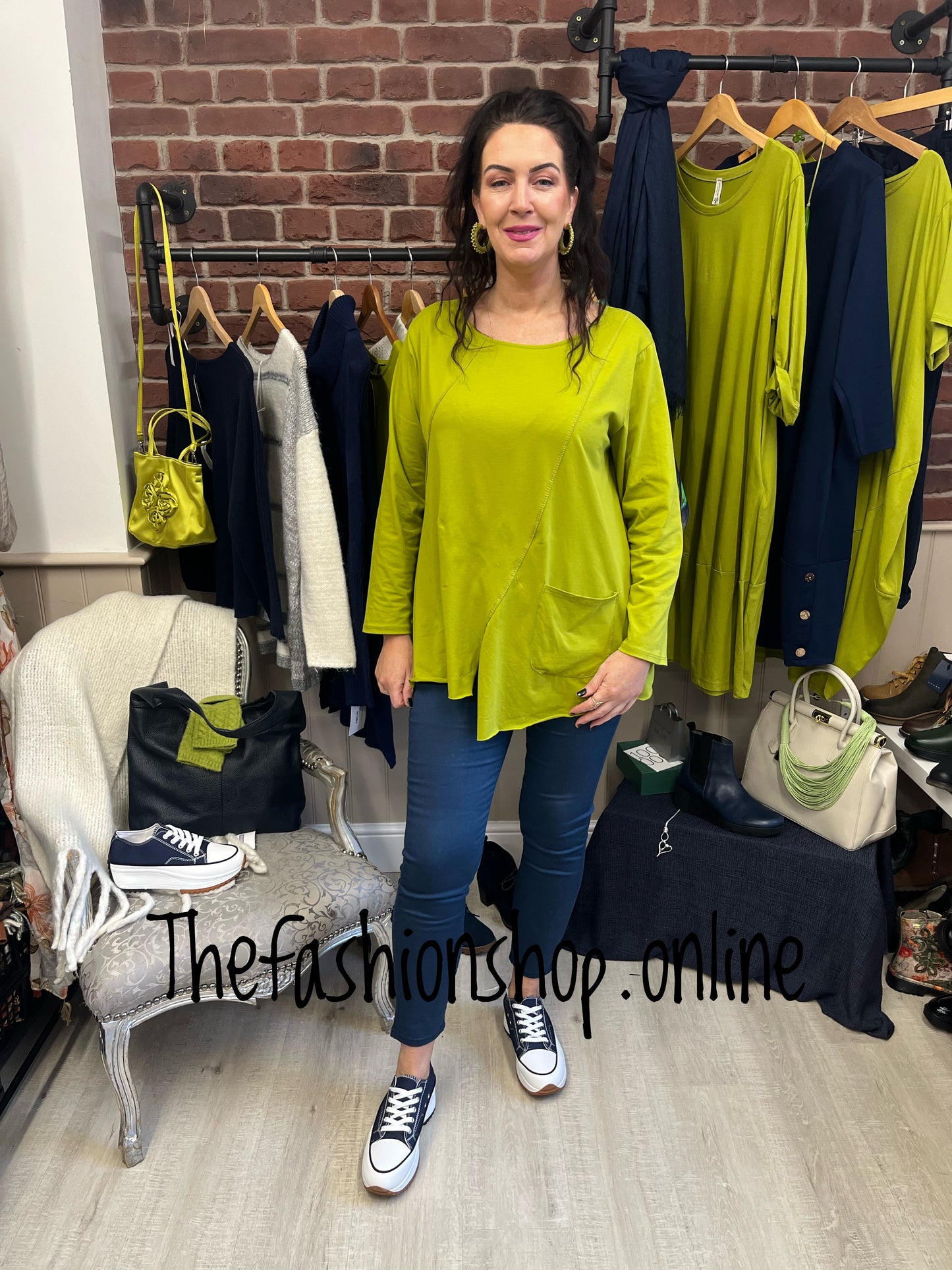 Maya lime pocket top 12-18