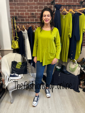 Maya lime pocket top 12-18