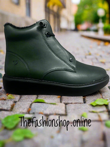 Heavenly Feet Petra Forest  ankle boots sizes 4-8 (EU37-42)