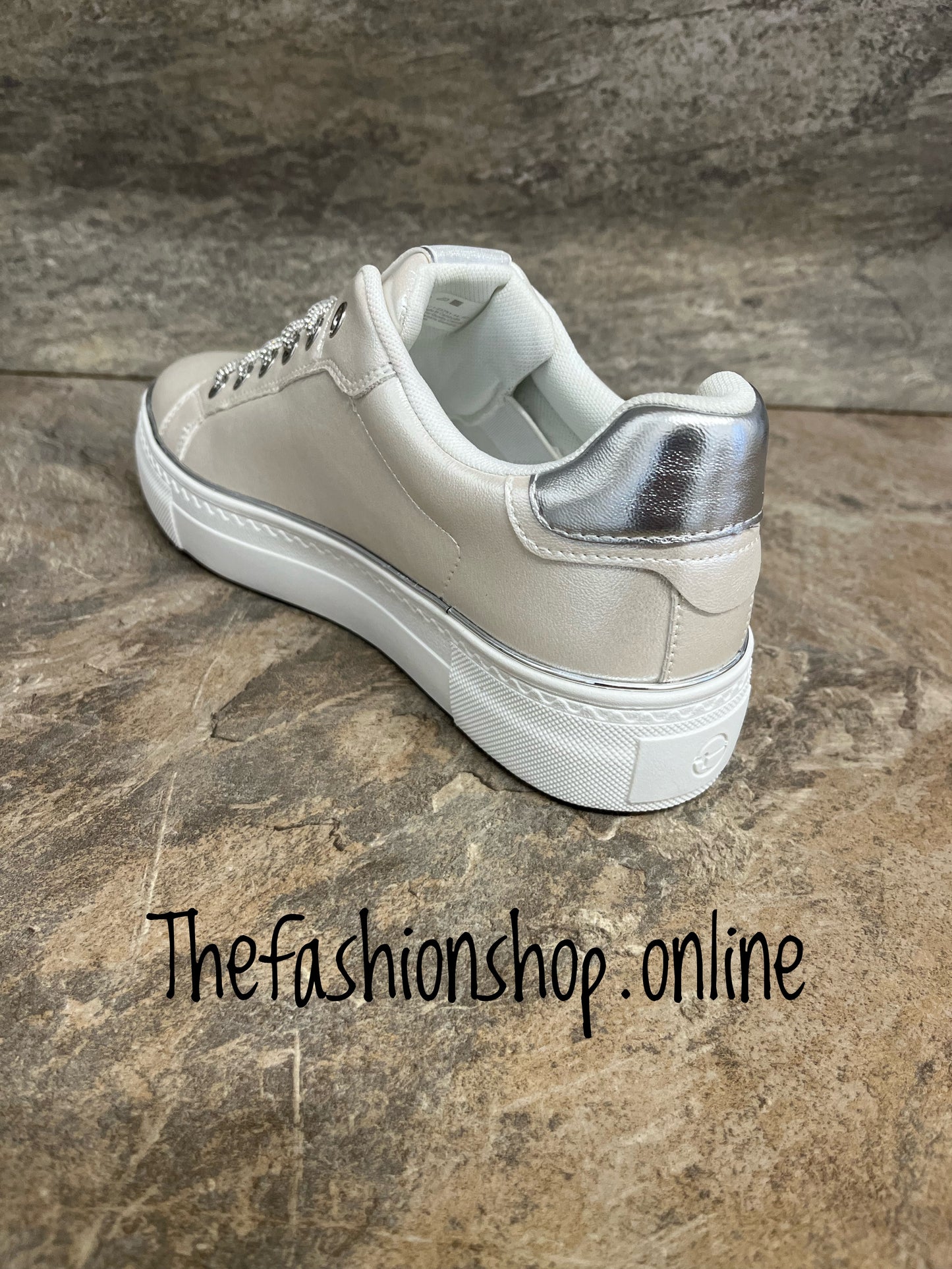 Tamaris white pearl platform trainers sizes 4-9 (37-42)