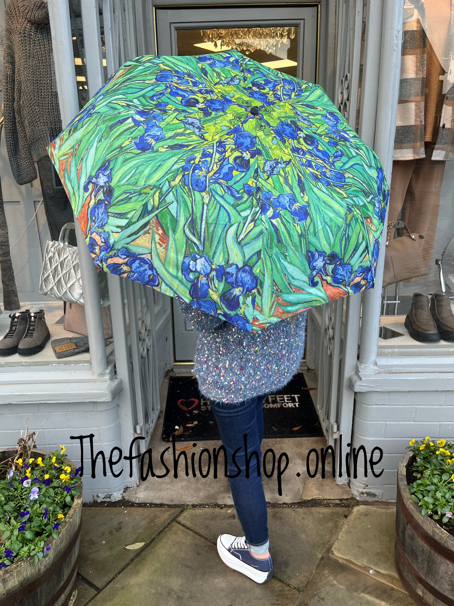 Van Gogh Irises short umbrella