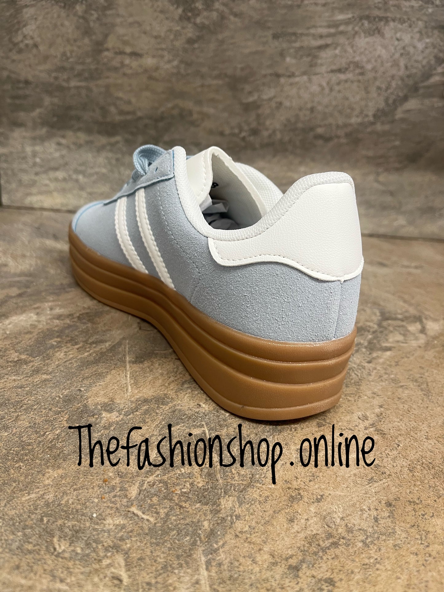 Dolly blue platform trainers sizes 3-8 (EU 36-41)