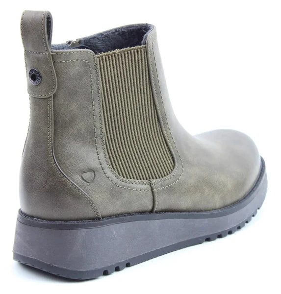 Heavenly Feet Khaki New Rolo 2 Chelsea Boot sizes 4-8 (EU37-42)