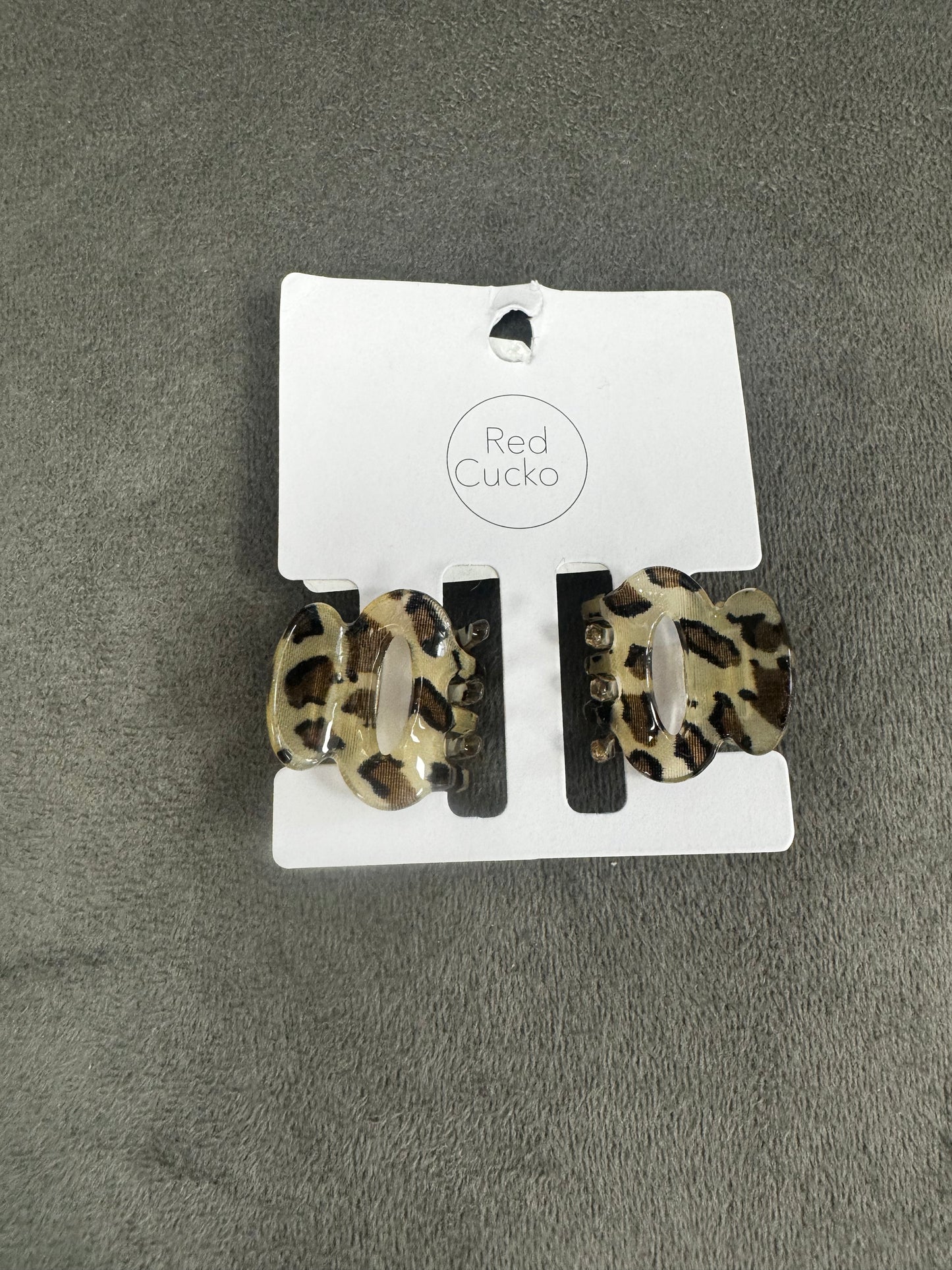 Mini claw hair clip twin pack