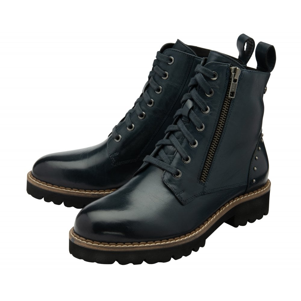 Lotus Braxton Leather boot Blue sizes 4-8