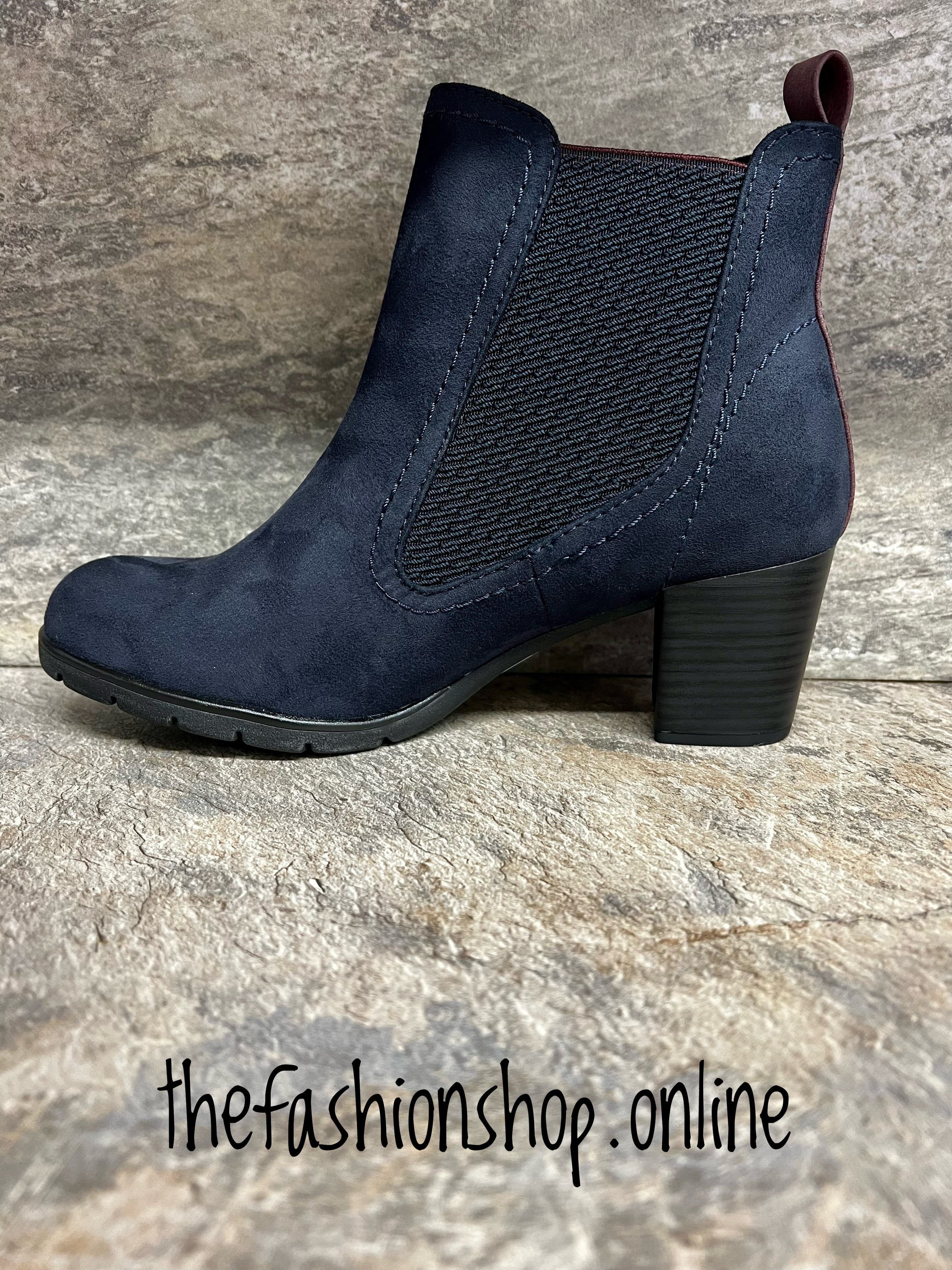 Marco tozzi blue sales boots