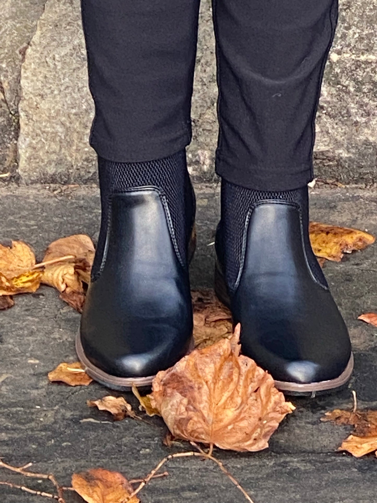 Black Lunar Margot elasticated ankle boot 3-8