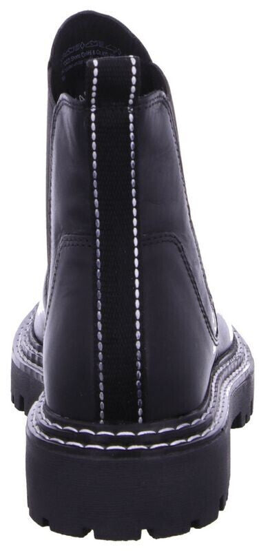 Marco Tozzi black leather stitch Chelsea boots sizes 4-8