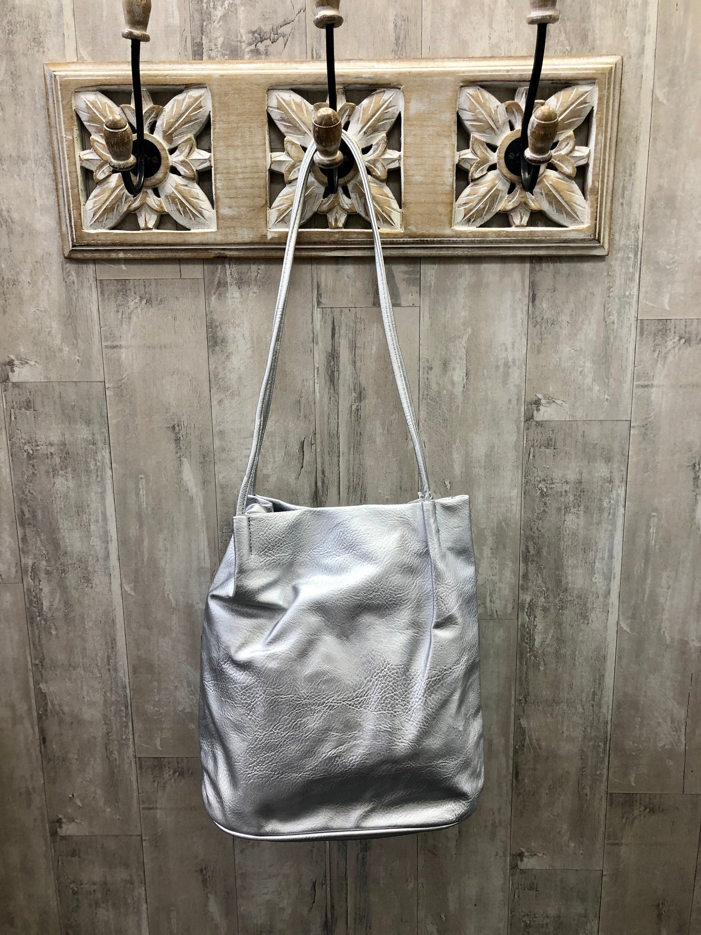 Silver spaghetti bag